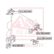 ������� ��������� ������ Toyota Toyota Corolla ADE150/NDE150/NRE150/ZRE15#/ZZ�E150 2006- ASVA 0112ZRE150RMT ASVA 0112ZRE150RMT 0112ZRE150RMT ����