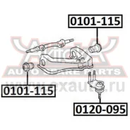 ����� ������� ������� Toyota DYNA 100 LH80 1987-1995 ASVA 0120095 ASVA 0120095 0120095 ����