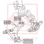 ����� �������� ������ ������ Toyota Highlander 2007-/RX 2008- ASVA 0124043 ASVA 0124043 0124043 ����