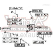 ����������� ������ ���� Honda Accord CL/CN/CM 2002-2008 ASVA 0301094 ASVA 0301094 0301094 ����