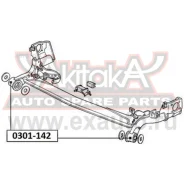 ����������� ������ ����� Honda FIT GD 2001-2007 ASVA 0301142 ASVA 0301142 0301142 ����