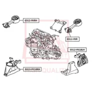 ������� ��������� ������ Honda Honda Civic FK, FN 2005-2012 ASVA 0312FKR ASVA 0312FKR 0312FKR ����