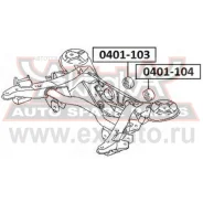����������� ��������� ������� ������������� ����� Mitsubishi Pajero V6#W/V7#W 1999-2006 ASVA 0401104 ASVA 0401104 0401104 ����