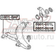 ����������� ��������� ������� ������ ������ Subaru Legacy B12 1998-2003 ASVA 0801001R ASVA 0801001R 0801001R ����