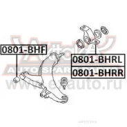 ����������� ��������� ������� ������ ������ Subaru Impreza GC 1992-2000 ASVA 0801BHRR ASVA 0801BHRR 0801BHRR ����