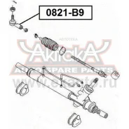 ���������� ������� Subaru B9 Tribeca W10 2004- ASVA 0821B9 ASVA 0821B9 0821B9 ����