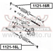 ���������� ������� ����� Chevrolet Lacetti J200 2002- ASVA 112116L ASVA 112116L 112116L ����