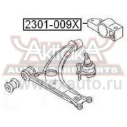 ����������� ��������� ������ ������ ��� ���������� Volkswagen Passat 3C2 2005- ASVA 2301009X ASVA 2301009X 2301009X ����