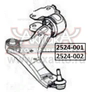 ����� �������� ����� LAND Rover LAND Rover Freelander II FA 200610 ASVA 2524002 ASVA 2524002 2524002 ����