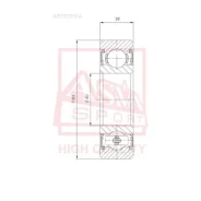 ��������� ������������� (40x80x18) ALL ASVA AB408018 ASVA AB408018 AB408018 ����