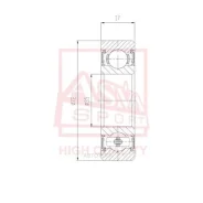 ��������� ������������� (35x72x17) ALL ASVA AB357217 ASVA AB357217 AB357217 ����