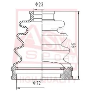������� ���� Toyota Yaris 24x65x94 (��� ������) ASVA ASBT2068 ASVA ASBT2068 ASBT2068 ����