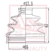 ������� ���� (�������� ��� ������) 21x65x66 Nissan X-Trail T30 2001-2007 ASVA ASBT2191 ASVA ASBT2191 ASBT2191 ����
