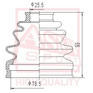 ������� ���� (�������� ��� ������) 25x80x90 Mitsubishi Mitsubishi : MMC Galant, �Sigma, �, �Diamant, �Debonair, �Etherna, �Hyundai Sonata Mazda Capell...