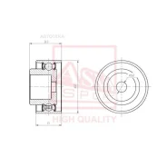 ����� �������� Hyundai KIA Shuma, �II/Sephia, �II/Mentor, �II/Spectra 1997-2004 ASVA KABP002 ASVA KABP002 KABP002 ����