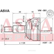 ���� �������� 30x50x22 Volkswagen VW GOLF ASVA VW001 ASVA VW001 VW001 ����