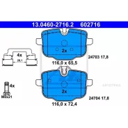 ������� ��������� �������� ATE 13046027162 BMW: 5, 530 d xDrive/530 i/535 i xDrive/550 i/550 i xDrive/M5 Competiti, 10-20 ATE 13046027162 13046027162...