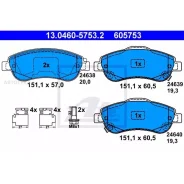 ������� ��������� �������� ATE 13046057532 ������, H DA: CR-V II 2.0/2.2 CTDi/2.4 Vtec 01-06, CR-V III 2.0 i 4WD/2.2 i-CTDi 4WD/2.2 i-DTEC 4WD/2.4/2.4...