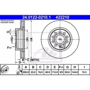 ���� ����. AUDI A3/VW GOLF V, Caddy 2003= ATE 24012202101 ATE 24012202101 24012202101 ����