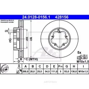 ���� ��������� ATE 24012801561 ������, FORD: Transit Tourneo 2.2 TDCi 06-, Transit c �������� ���������� 2.2 TDCi 06-, Transit ������� 2.2 TDCi 06-, T...