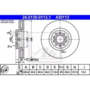 ���� ��������� ATE 24013001131 ������, AUDI: A4 S4 quattro 94-01, A4 1.6/1.8 T/1.8 T quattro/1.9 TDI/1.9 TDI quattro/2.0/2.0 FSI/2.4/2.5 TDI/2.5 TDI q...
