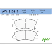 ������� ��������� �������� Hyundai Solaris 1.4-1.6 10, KIA Rio 1.4-1.6 11 Aywiparts AW1810117 Aywiparts AW1810117 AW1810117 ����