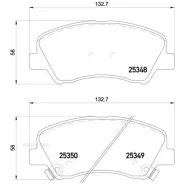 ������� ��������� �������� Brembo P18025 Brembo P18025 P18025 ����