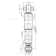 ����������� ������������ ������ /349078/ JUST Drive JAA0237 Nissan Qashqai, Qashqai+2 I (J10, NJ10, JJ10E) 07-, Qashqai II (J11) 13-, X-Trail (T31) 07...