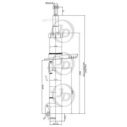 ������ ������������ �������� /334835/ JUST Drive JAS0254 AUDI A2 00-, Volkswagen Polo (9N#) 01-, Skoda Fabia 99-, Praktik 99-, Roomster 99-; JUST Driv...