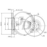 ���� ��������� �������� DF2812 (300x28) 5 ��� JUST Drive JBD0009 MB (C209, W203, W210, A208, R170, R171) 02-11; CHR Crosfire 03-07 JUST Drive JBD0009...