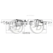��� ��������� �������� ������ 170638 JUST Drive JCA0084 RE Logan 1.4-1.6i 09.04 761mm; JUST Drive JCA0084 JCA0084 ����