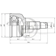 ���� ������� 151337 JUST Drive JCT0119 HO Civic Mk V ����� (EJ, EK) 95-01 JUST Drive JCT0119 JCT0119 ����