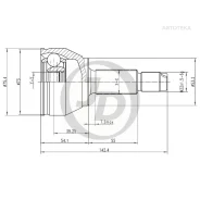 ���� ������� 151432 JUST Drive JCT0127 FO Fiesta V (JH_, JD_)01- Fusion (JU_) 02- JUST Drive JCT0127 JCT0127 ����