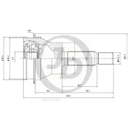 ���� ������� ��S JUST Drive JCT0184A MI Outlander CU# 4WD 02-06 JUST Drive JCT0184A JCT0184A ����