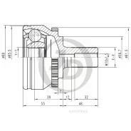 ���� ������� ABS JUST Drive JCT0243A VO C70 98-05, S80 97-06; JUST Drive JCT0243A JCT0243A ����