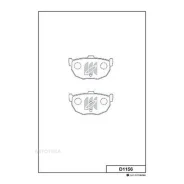 ������� ���������, ������ Kashiyama D1156 Nissan Bluebird (T72, T12, U12) 1.6 03.1986 - 06.1990 Kashiyama D1156 D1156 ����