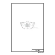 ������� ���������, ������ Kashiyama D1187 Hyundai Elantra III (XD) 1.6 06.2000 - 07.2006; Kashiyama D1187 D1187 ����
