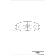 ������� ���������, �������� Kashiyama D2081 TO Dyna(Toyoace) LY51/60/61/YY52/61 87-95 LY211/YY211 95-99 LY211/LY212 99-01, Toyoace(Dyna) BU60/61/62/80...