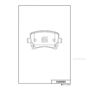 ������� ���������, ������ (� ������������ ���������) Kashiyama D30006H AU A3 04-; VW Golf 04- Touran 03-; SK Octavia 11-; Kashiyama D30006H D30006H ��...
