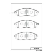 ������� ��������� Kashiyama D6110M L200 5TD 4WD 01-, Blueburd U13 91- F Kashiyama D6110M D6110M ����