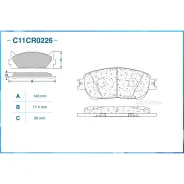 ��������� ������� ��������, Semi Metallic (������ ��� C110192390) Cworks C11CR0226 Cworks C11CR0226 C11CR0226 ����