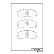 ������� ��������� Kashiyama D7014M Impreza, Legacy 92-00 F Kashiyama D7014M D7014M ����