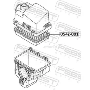 ������ ��������� 0542-001 Febest 0542001 Febest 0542001 0542001 ����