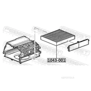 ������ �������� 1043-001 Febest 1043001 Febest 1043001 1043001 ����