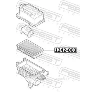 ������ ��������� Hyundai Solaris 16-/KIA RIO III 16- Febest 1242003 Febest 1242003 1242003 ����