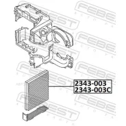 ������ �������� 2343-003 Febest 2343003 Febest 2343003 2343003 ����