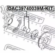 ��������� ������� �������� FORD Transit Connect (TC7) 2002-2013 DAC39740039M-KIT Febest DAC39740039MKIT Febest DAC39740039MKIT DAC39740039MKIT ����