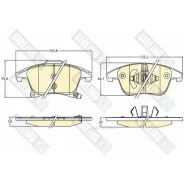 ������� ��������� FORD Mondeo 15-/S-MAX 15- �������� Girling 6120922 Girling 6120922 6120922 ����