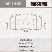 ������� ����. ���. Masuma MS1458 Toyota Camry/Caldina/Kluger/Windom/Wish/Highlander, �Lexus ES300 00-11 Masuma MS1458 MS1458 ����