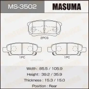 ������� �������� Masuma, AN-651WK, NP3011, P54034 rear (1/12) Masuma MS3502 Masuma MS3502, ������ MS3502 ����
